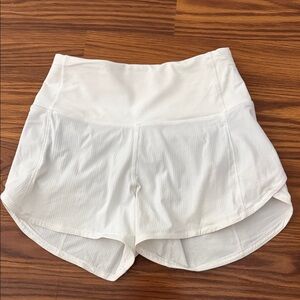 lululemon athletica Speed up White Shorts